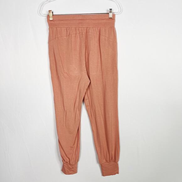 La Miel Poppy Drawstring Sweat Pants Lounge Medium M Pockets Lisle Stretch - Picture 2 of 10